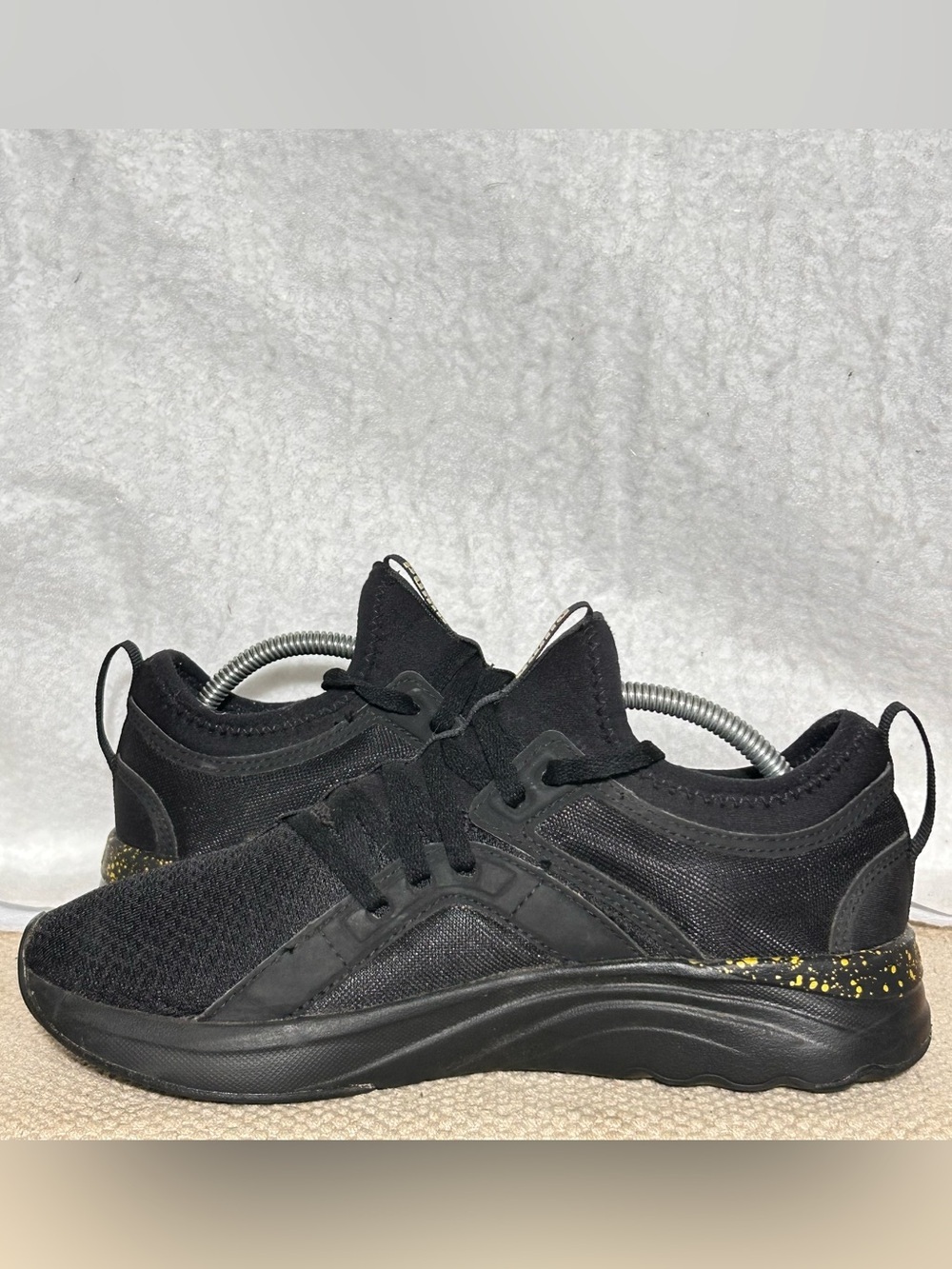 Puma Womens Black Speckle SoftRide Enzo 5 Running Athletic Sneakers Shoes SZ 8.5 - Picture 7 of 11